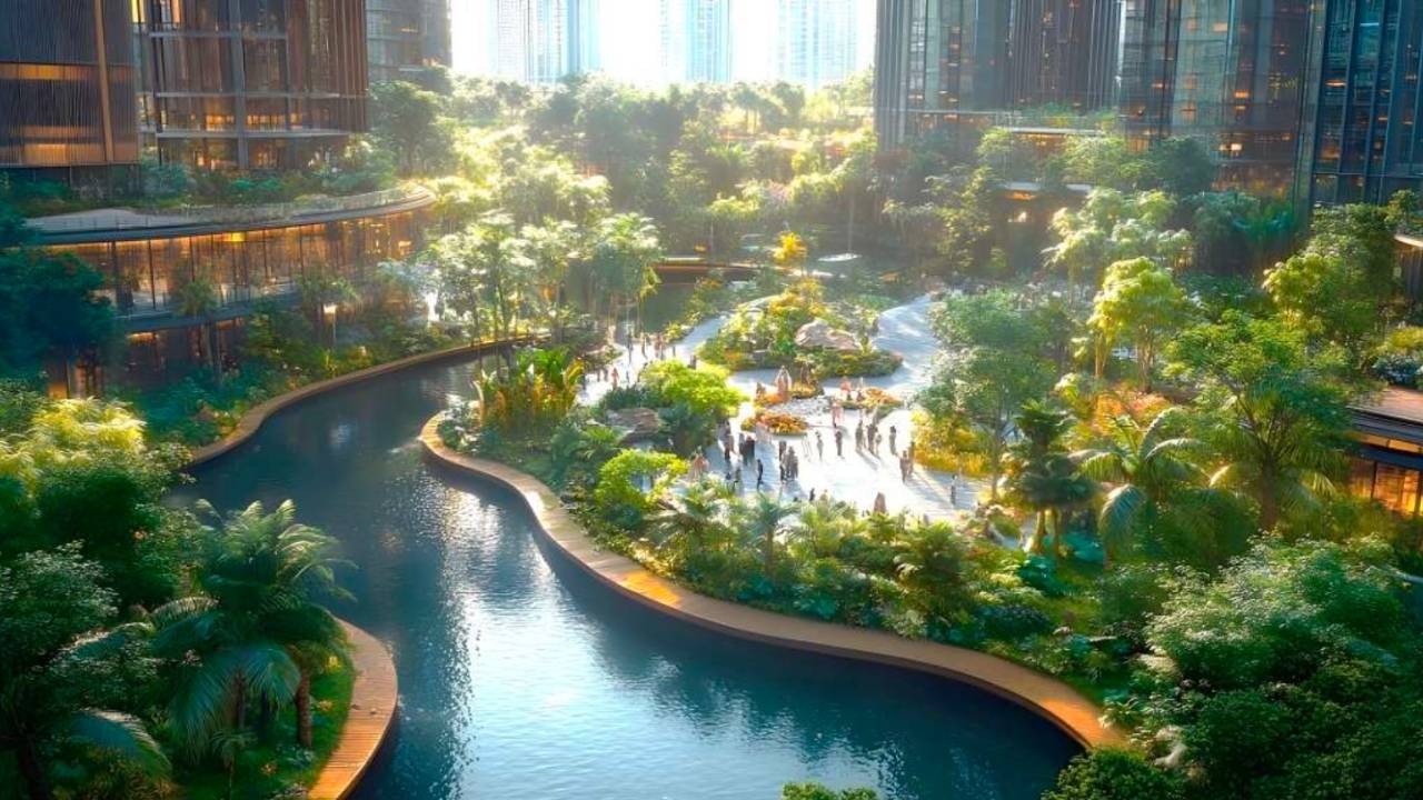 "Vườn ngũ phúc" 11.548m2 – "Trái tim" xanh của Sun Feliza Suites được thiết kế bởi "huyền thoại" EDSA