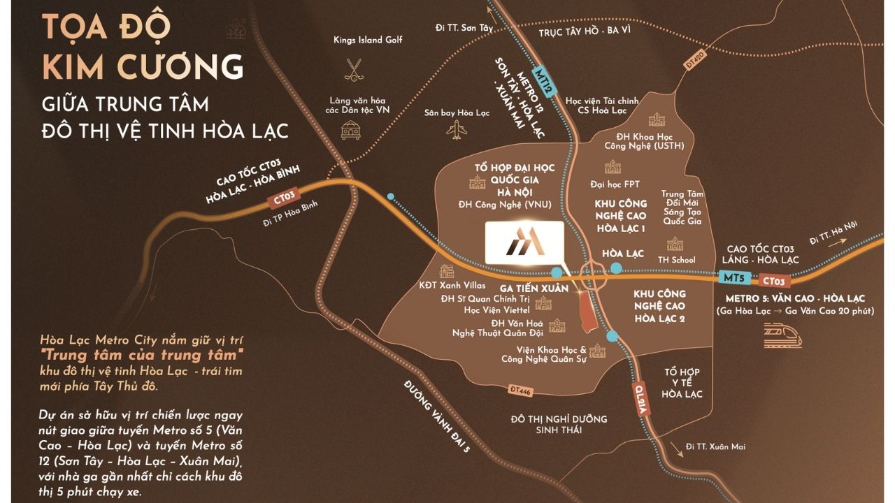 "Thung lũng Silicon" Hòa Lạc 2026: Đón sóng Metro 5, đại học Quốc Gia và làn sóng di dời "bộ óc" thủ đô